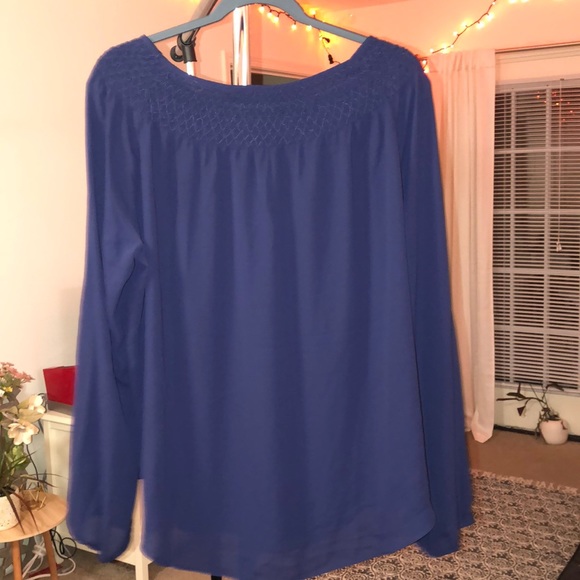 Long Sleeve Sheer Dress Shirt - Picture 3 of 3